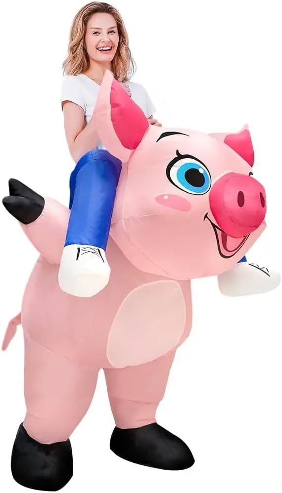 Déguisement gonflable cochon