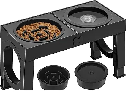 Gamelle anti-glouton rose pour mini cochon ou cochon nain avec reliefs ralentisseurs