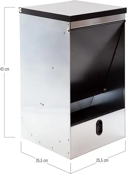 Mangeoire automatique métallique pour cochon de compagnie, auto-service, anti-rongeurs, grande capacité