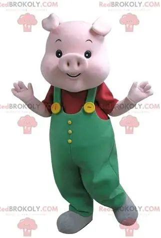 Déguisement mascotte cochon professionnel