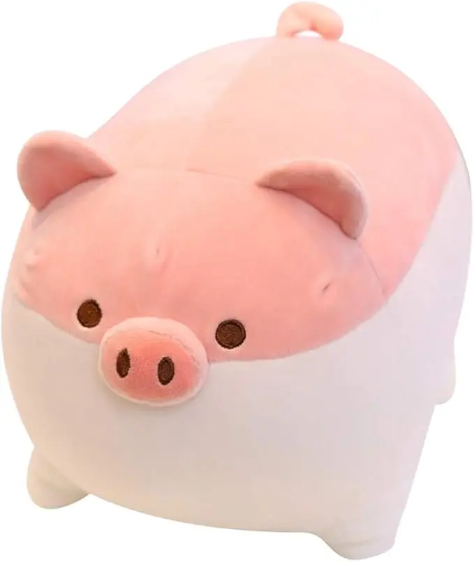 Oreiller en peluche cochon 50cm