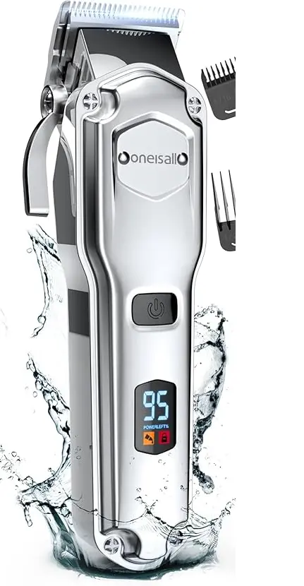 Tondeuse sans fil professionnelle oneisall pour cochon de compagnie à poils longs et épais, waterproof et silencieuse